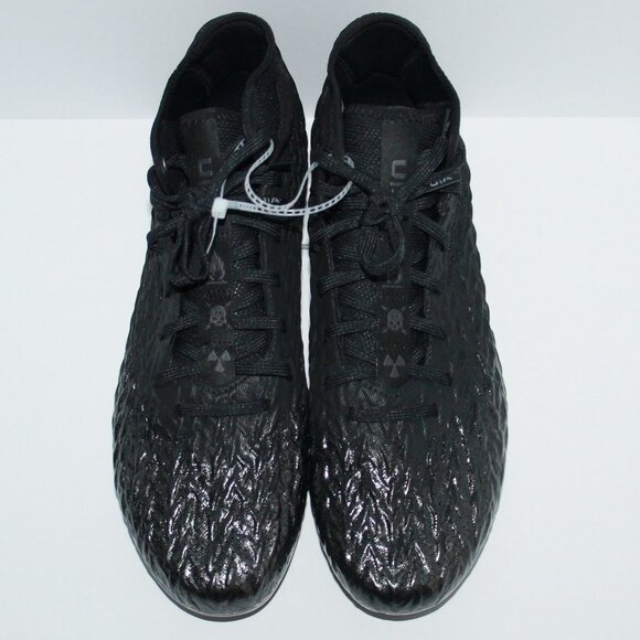 Under Armour Spotlight 4 MC Football Cleats Black Gray Men's Size 10.5 - Picture 2 of 6